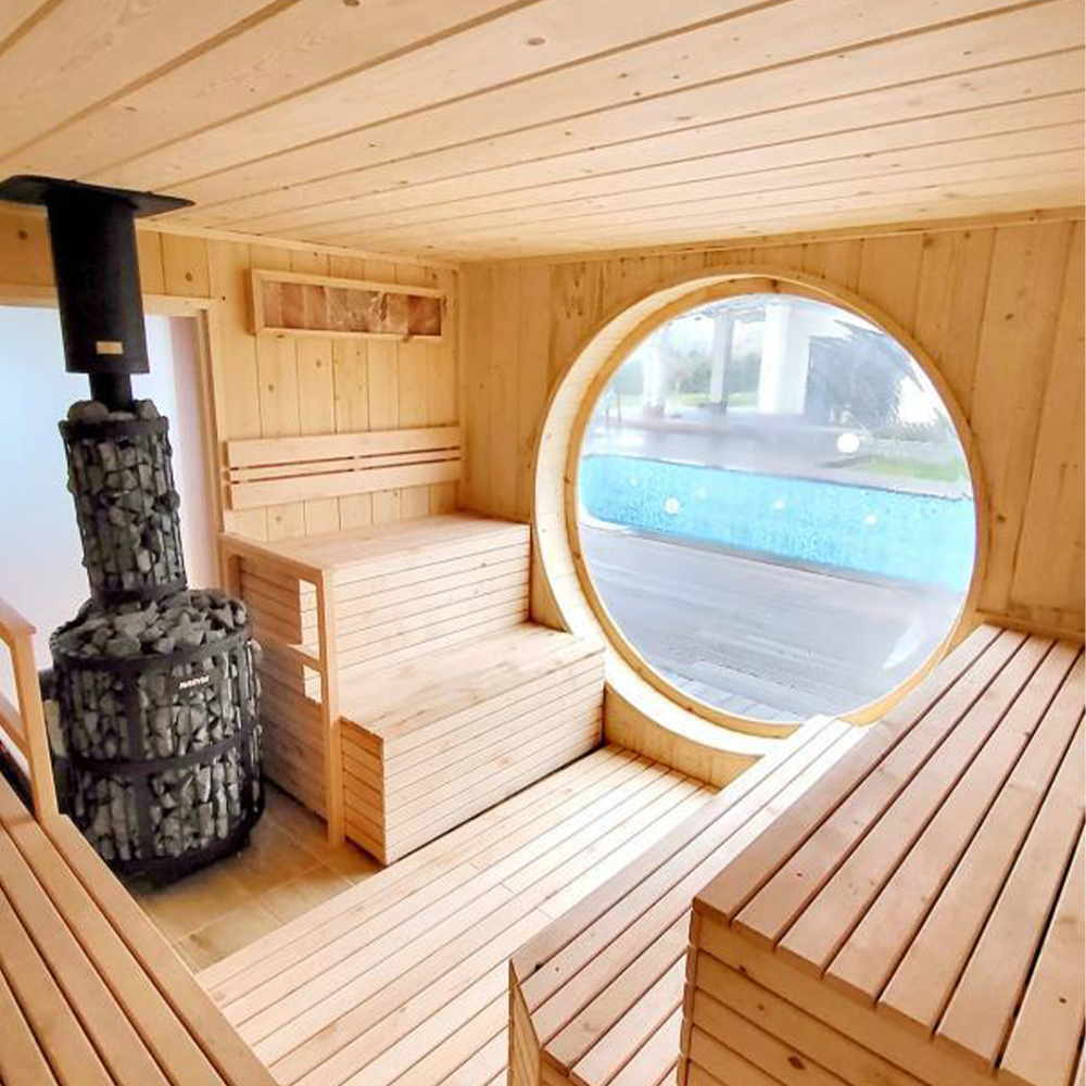 Sauna ogrodowa zewnętrzna Wodzisław-Śląski - realizacja tartak Rybnik